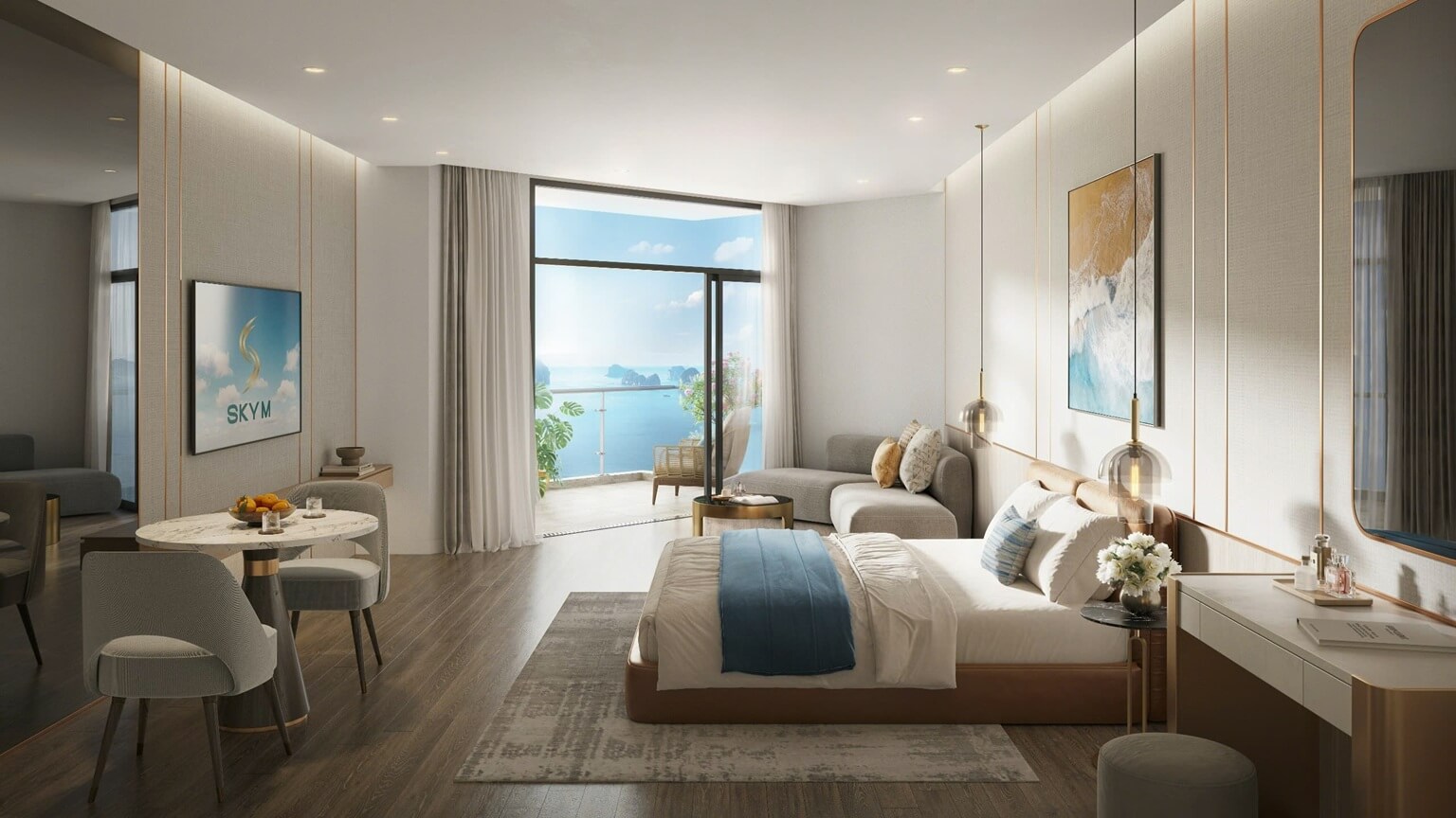 nội thất căn hộ Imperia Holiday hạ long